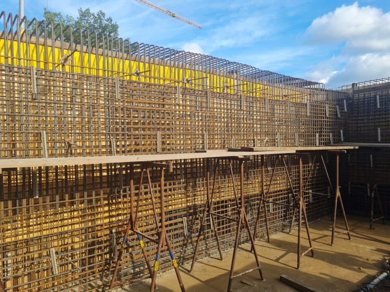 Bewehrungsbau Wände Brückenbau - Krannik Bau GmbH